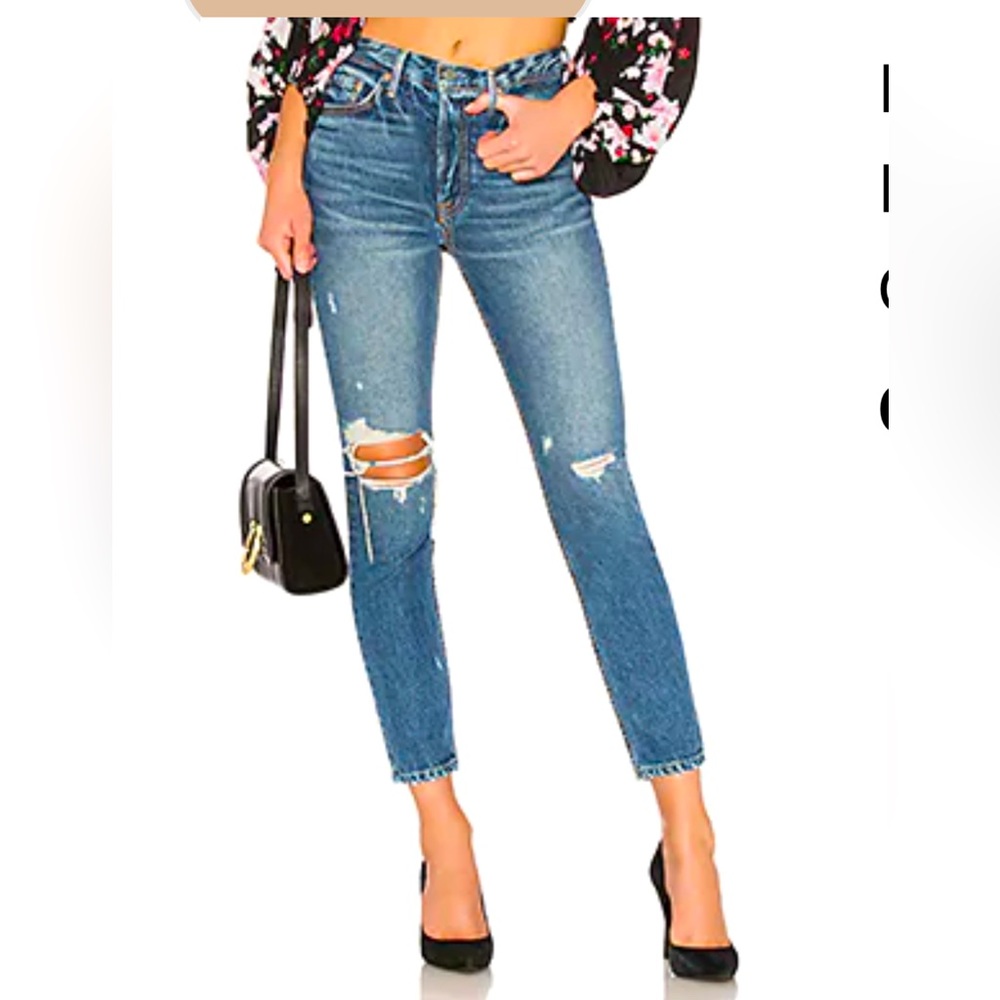 GRLFRND Denim Karolina Ankle Skinny, Distressed